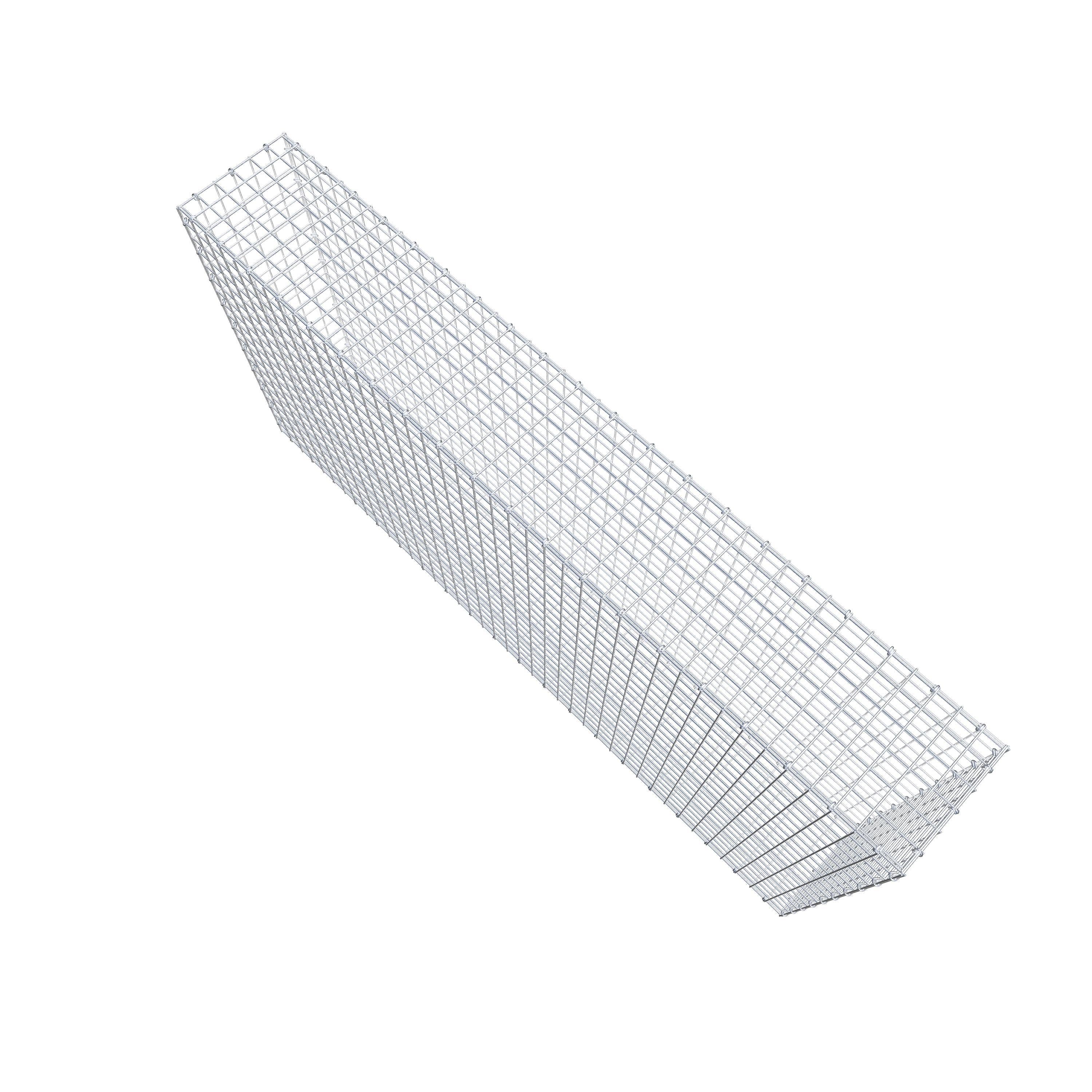 Schanskorf 200 cm x 100 cm x 30 cm (L x H x D), maaswijdte 5 cm x 5 cm, C-ring