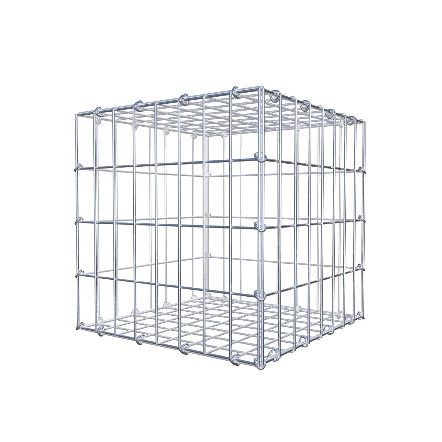 Gabion 40 cm x 40 cm x 40 cm (L x H x D), maskestørrelse 5 cm x 10 cm, C-ring