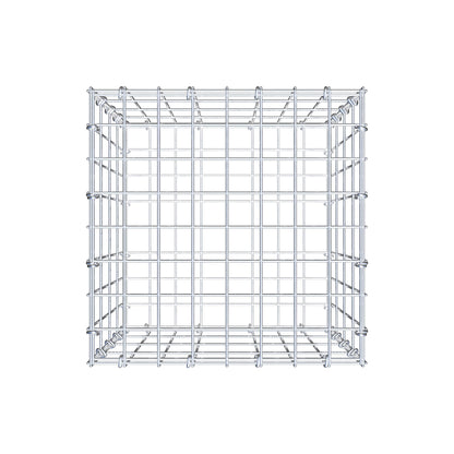 Gabion 40 cm x 40 cm x 40 cm (L x H x D), maskestørrelse 5 cm x 10 cm, C-ring