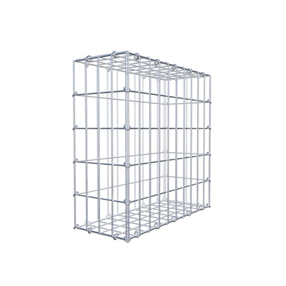 Gabion 50 cm x 50 cm x 20 cm (L x H x D), maskestørrelse 5 cm x 10 cm, C-ring