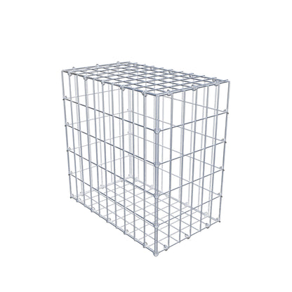 Gabion 50 cm x 50 cm x 30 cm (L x H x D), maskestørrelse 5 cm x 10 cm, C-ring