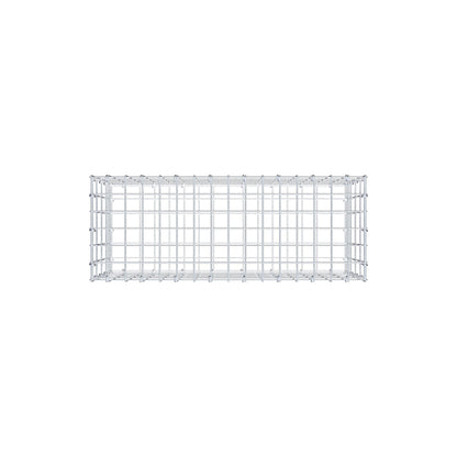 Gabion 80 cm x 40 cm x 30 cm (L x H x D), maskestørrelse 5 cm x 10 cm, C-ring