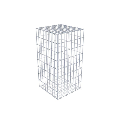 Gabion 80 cm x 40 cm x 40 cm (L x H x D), maskestørrelse 5 cm x 10 cm, C-ring