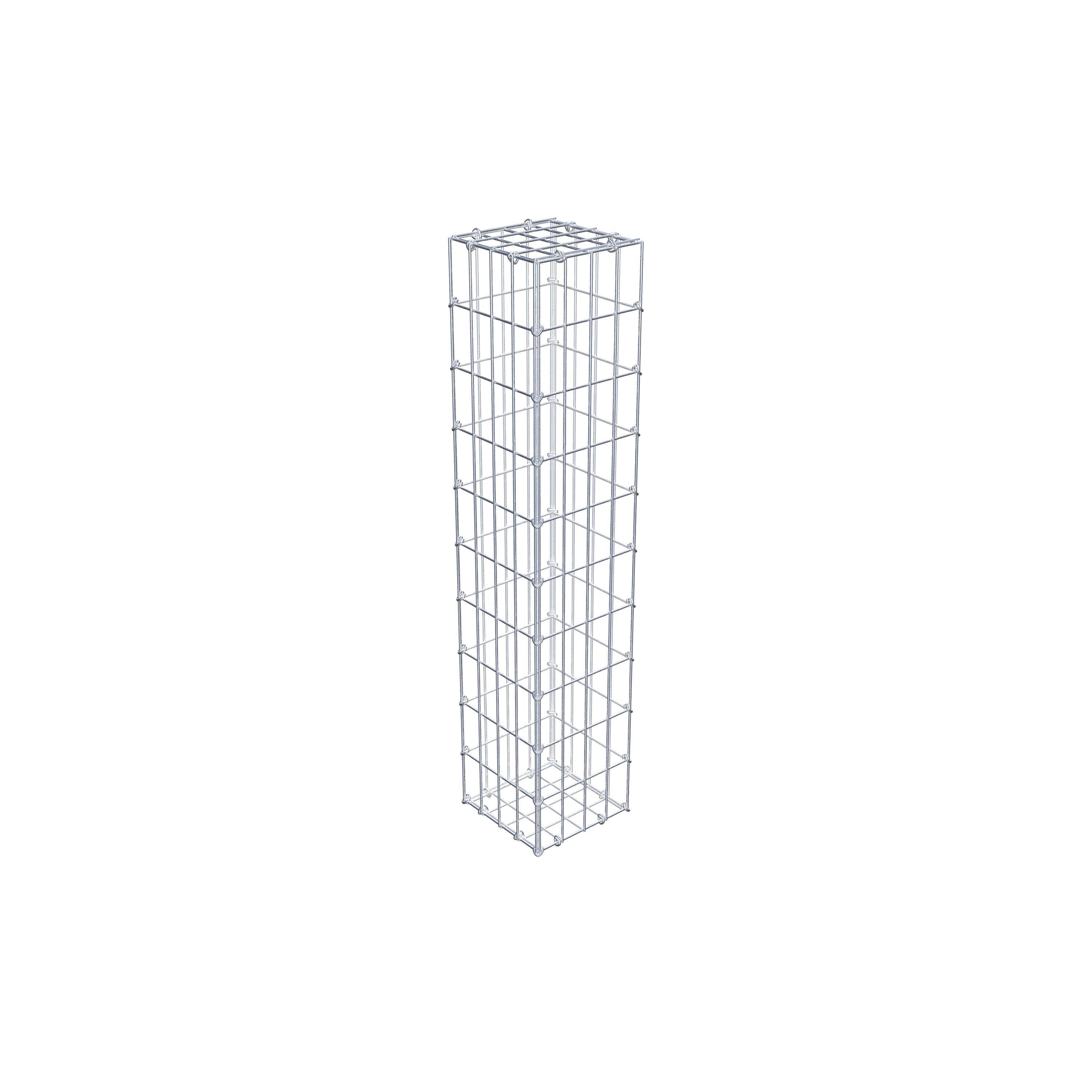 Schanskorf 100 cm x 20 cm x 20 cm (L x H x D), maaswijdte 5 cm x 10 cm, C-ring