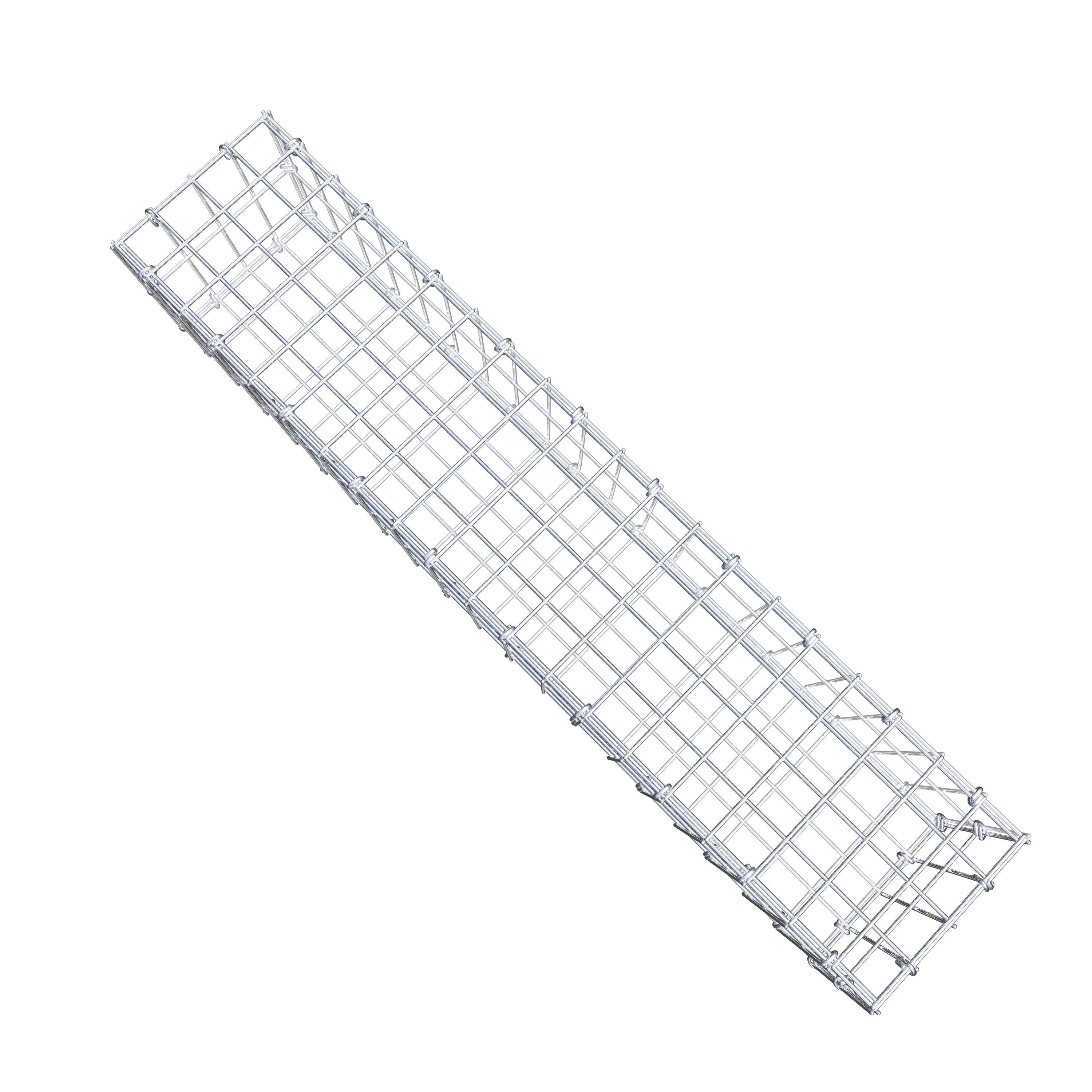 Schanskorf 100 cm x 20 cm x 20 cm (L x H x D), maaswijdte 5 cm x 10 cm, C-ring