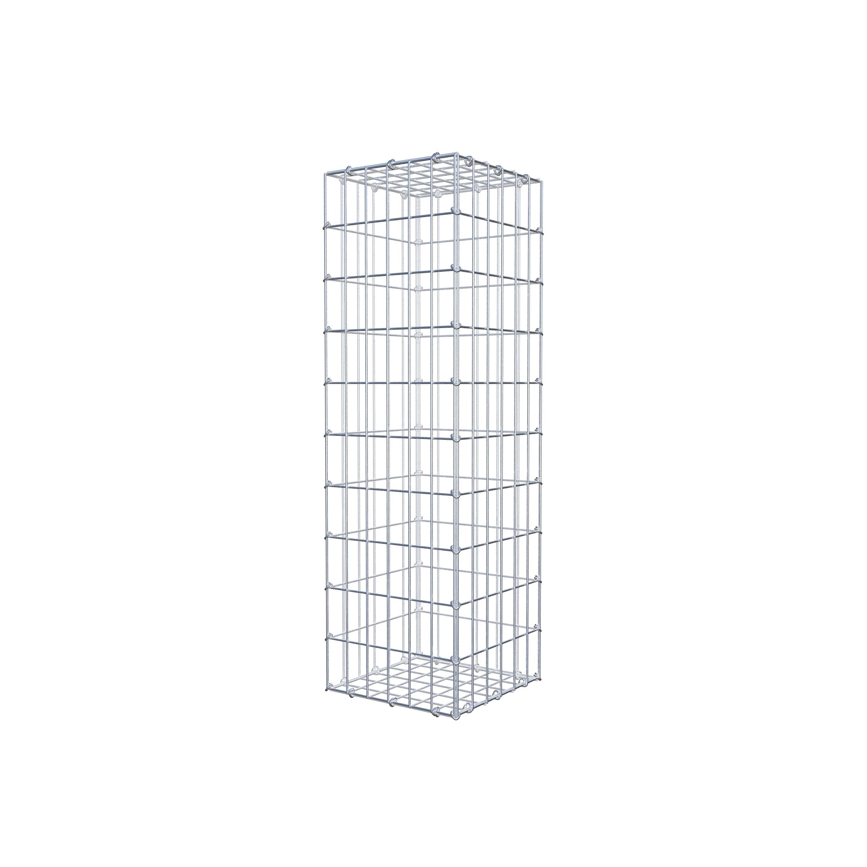 Schanskorf 100 cm x 30 cm x 30 cm (L x H x D), maaswijdte 5 cm x 10 cm, C-ring