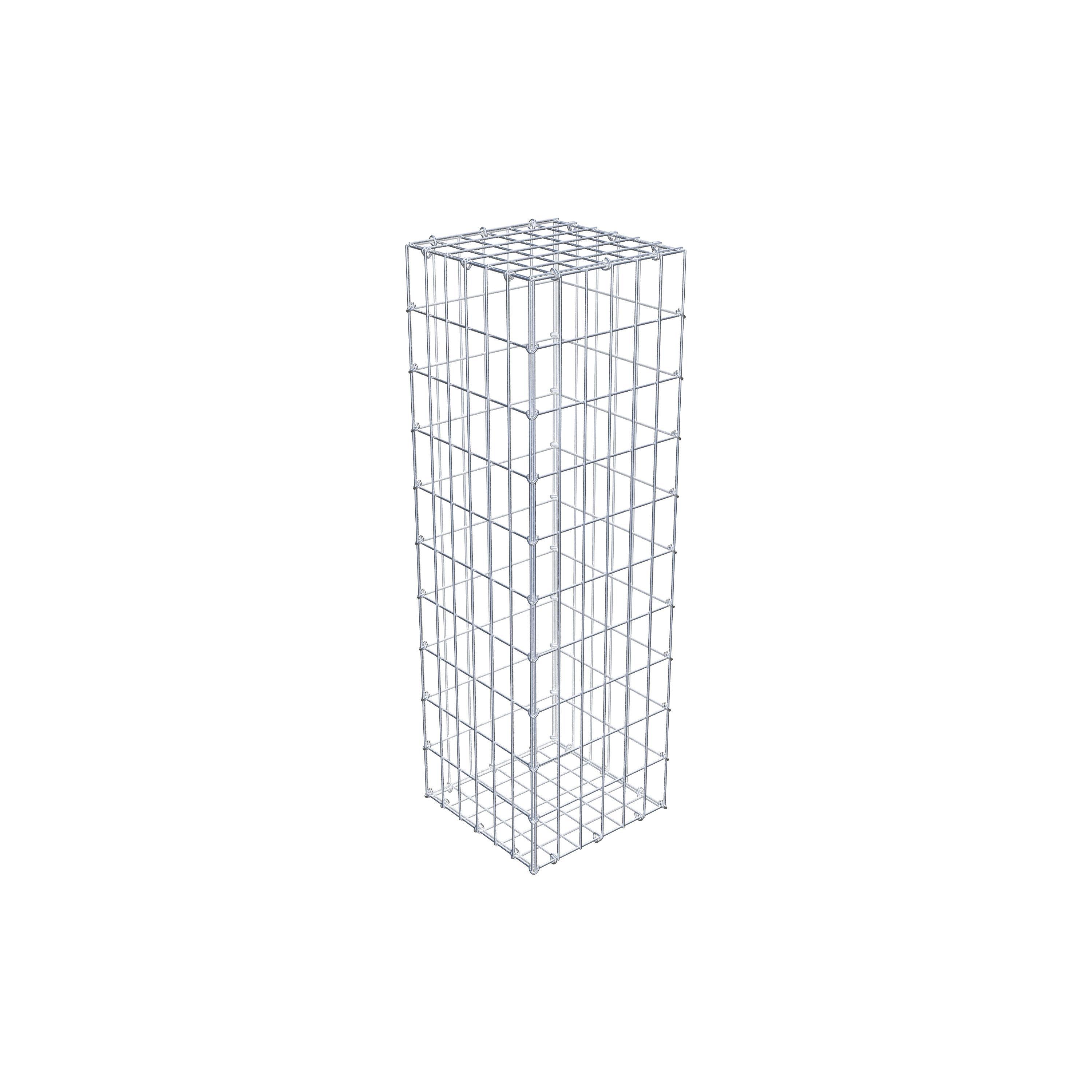 Schanskorf 100 cm x 30 cm x 30 cm (L x H x D), maaswijdte 5 cm x 10 cm, C-ring