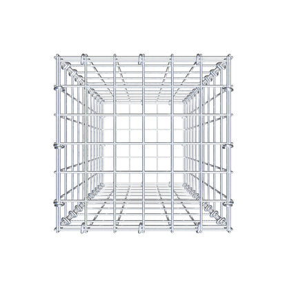 Gabião 100 cm x 30 cm x 30 cm (C x A x P), malhagem 5 cm x 10 cm, anel C