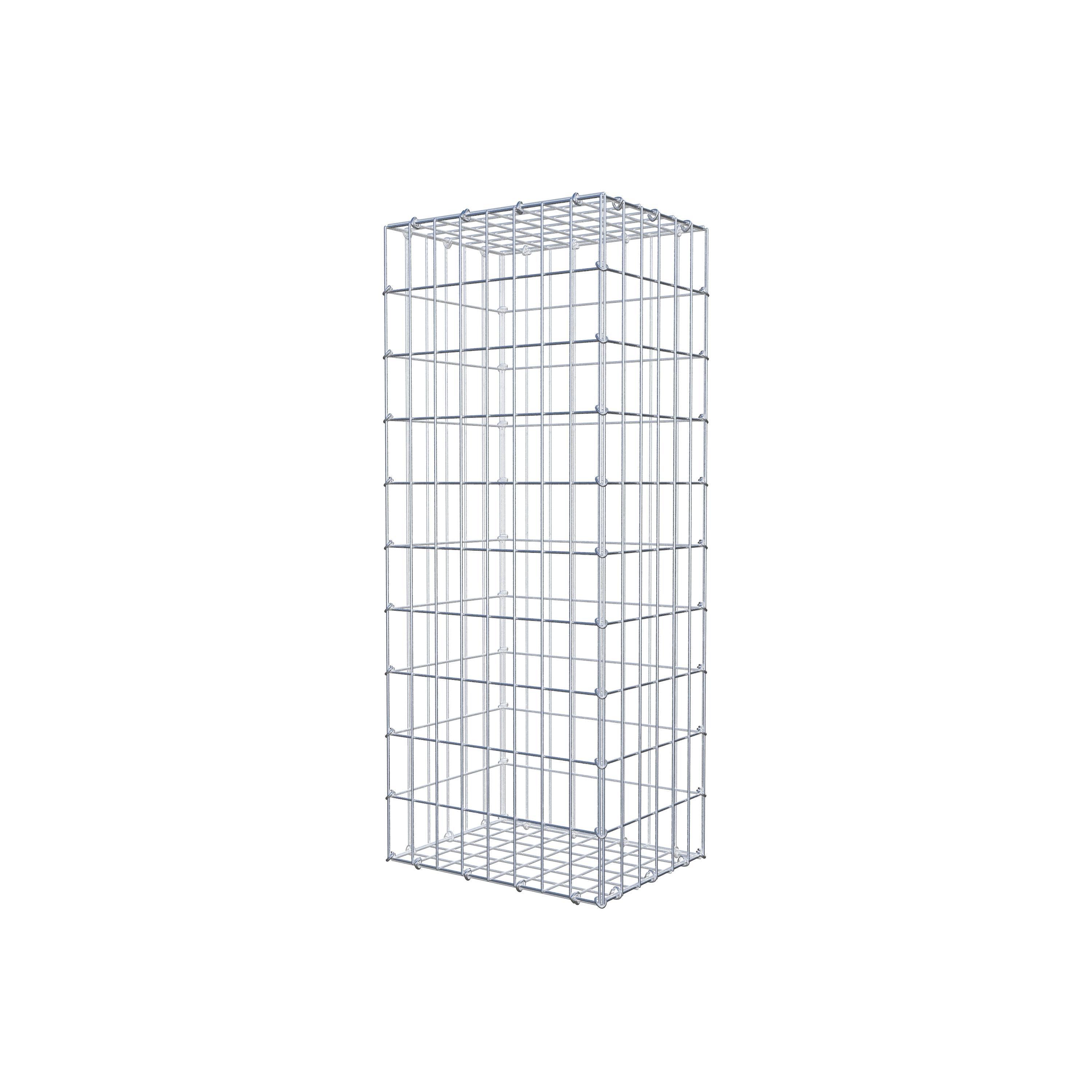 Schanskorf 100 cm x 30 cm x 40 cm (L x H x D), maaswijdte 5 cm x 10 cm, C-ring