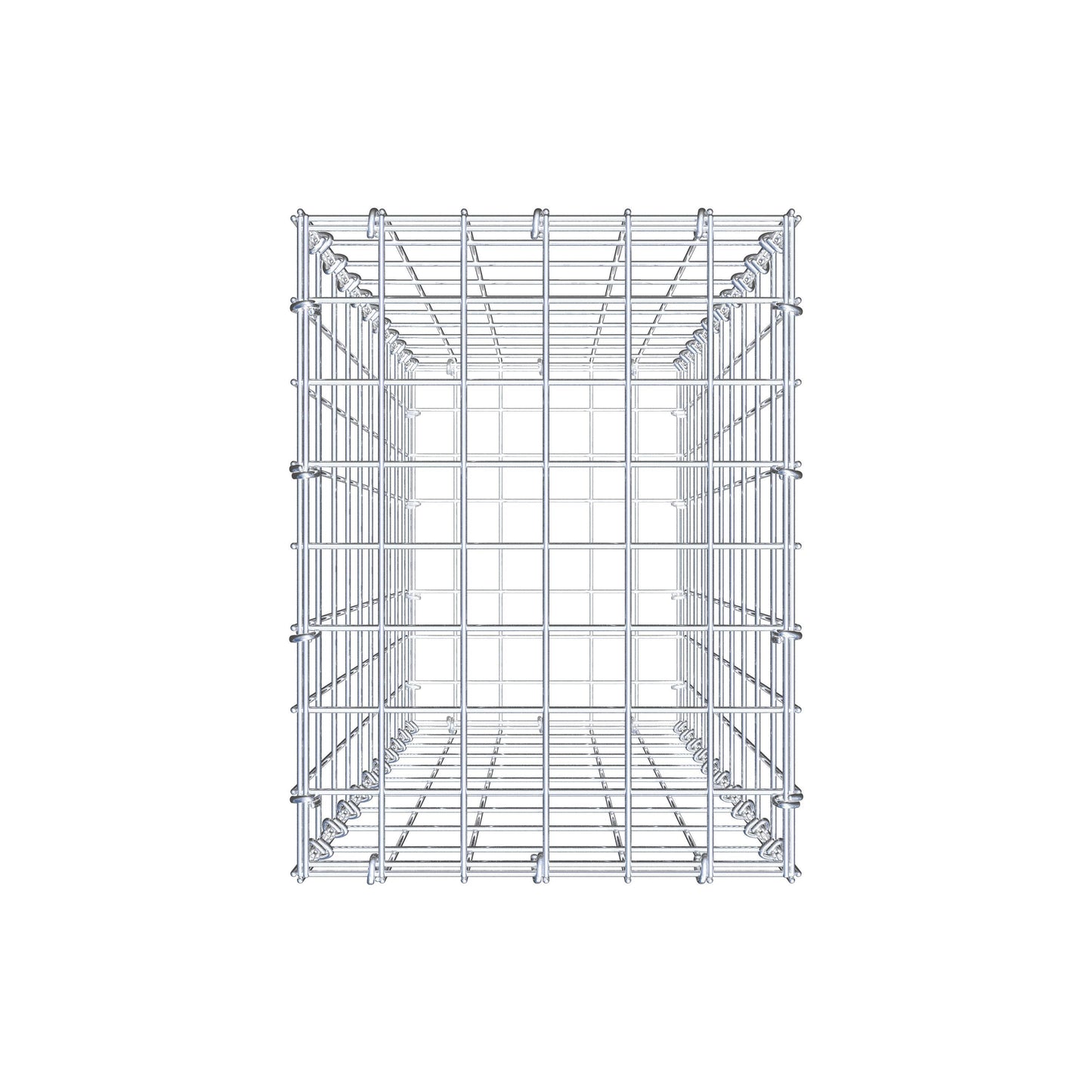 Schanskorf 100 cm x 30 cm x 40 cm (L x H x D), maaswijdte 5 cm x 10 cm, C-ring