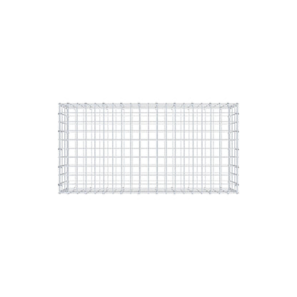 Gabion 100 cm x 30 cm x 50 cm (L x H x D), maskstorlek 5 cm x 10 cm, C-ring