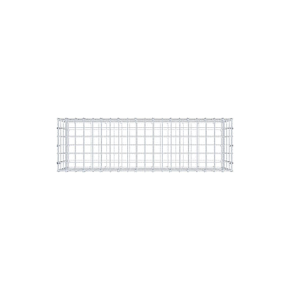 Gabbione 100 cm x 40 cm x 30 cm (L x H x P), maglia 5 cm x 10 cm, anello a C