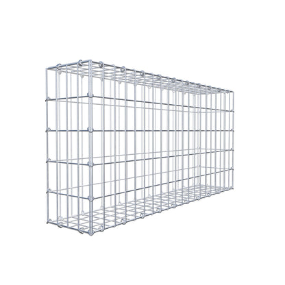 Gabion 100 cm x 50 cm x 20 cm (L x H x P), mailles 5 cm x 10 cm, anneau en C