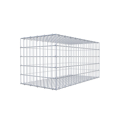 Gavión 100 cm x 50 cm x 50 cm (L x A x P), luz de malla 5 cm x 10 cm, anillo en C