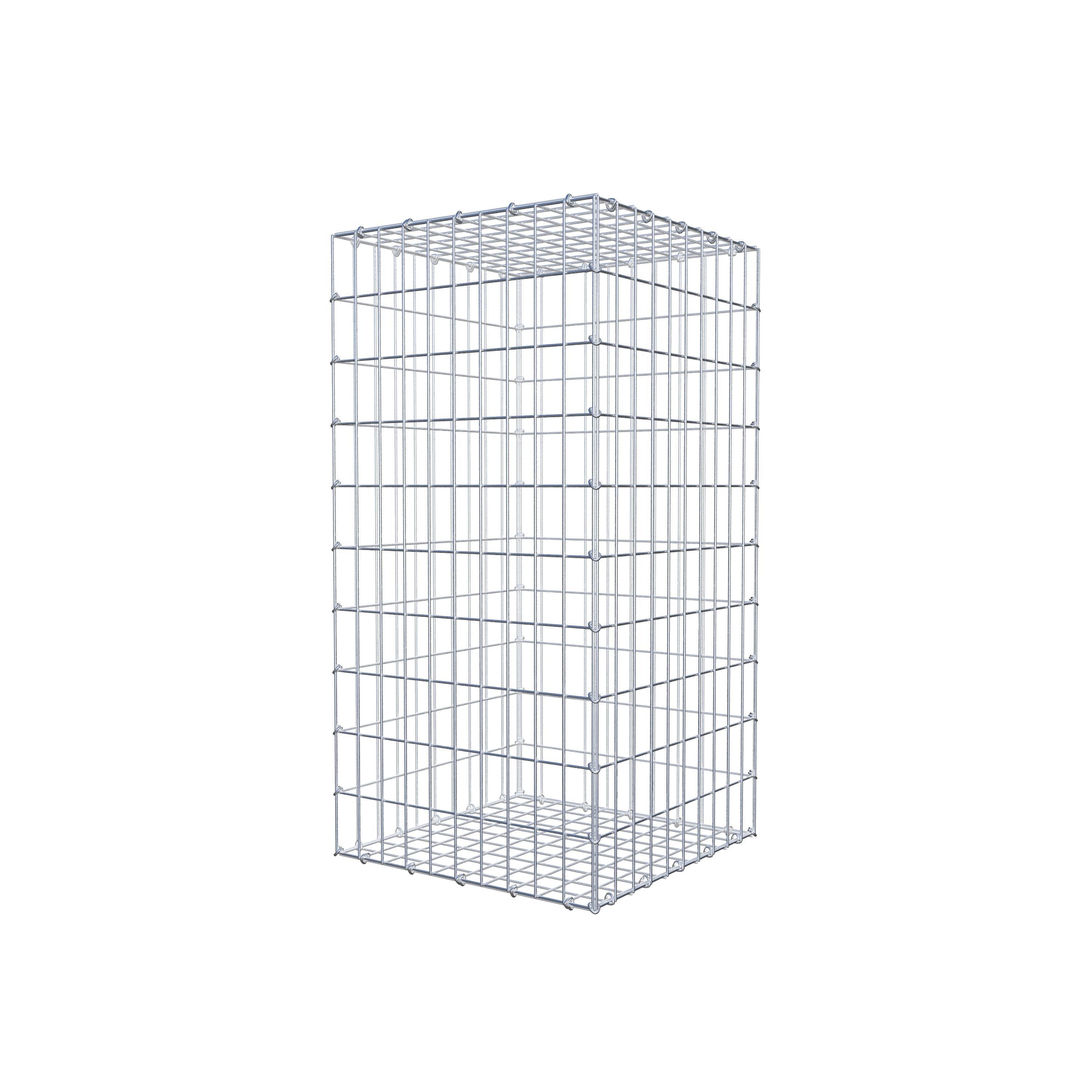 Schanskorf 100 cm x 50 cm x 50 cm (L x H x D), maaswijdte 5 cm x 10 cm, C-ring