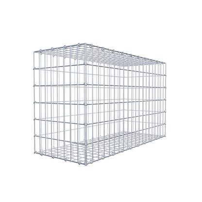 Gabion 100 cm x 60 cm x 40 cm (L x H x D), mesh size 5 cm x 10 cm, C-ring