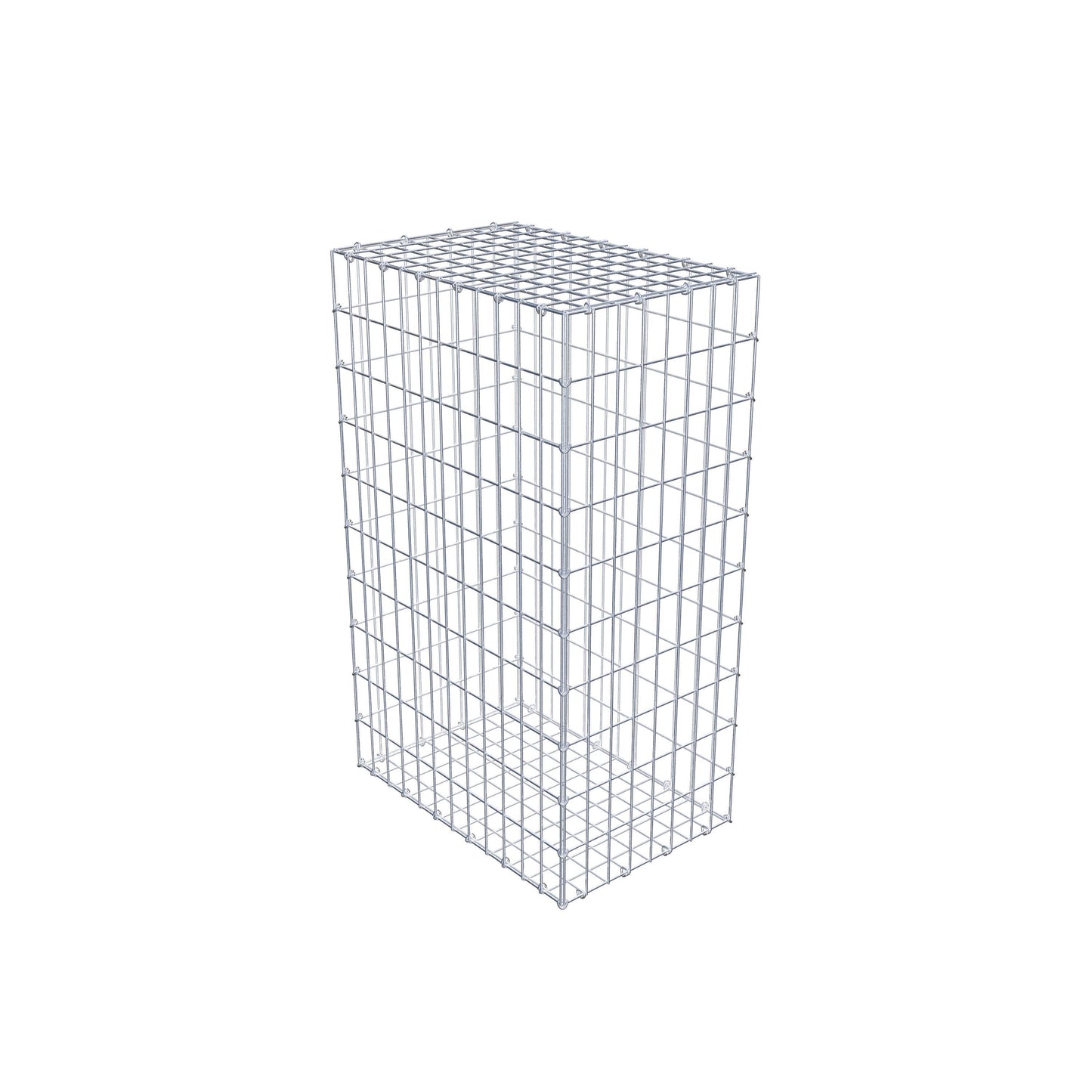 Gabion 100 cm x 60 cm x 40 cm (L x H x D), mesh size 5 cm x 10 cm, C-ring