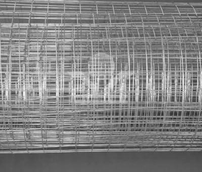 Rollo de alambre 12 m x 1 m x 0,8 mm, luz de malla 12,7 x 12,7 mm