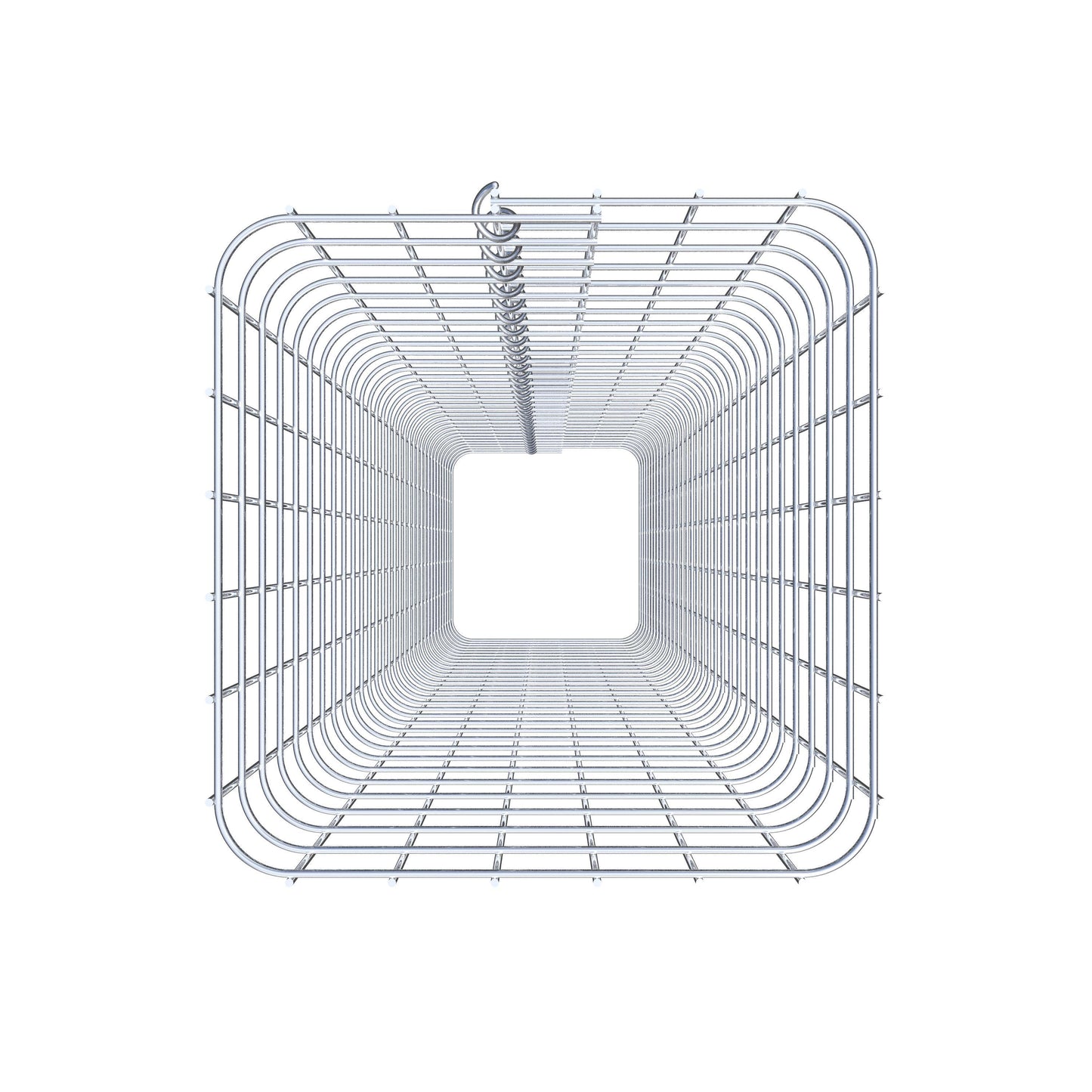 Schanskorfzuil hoekig 32 cm x 32 cm, 160 cm hoog, MW 5 cm x 5 cm