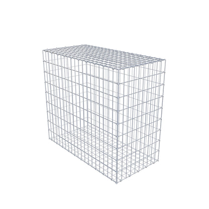 Gabion 100 cm x 90 cm x 50 cm (L x H x D), maskstorlek 5 cm x 10 cm, C-ring
