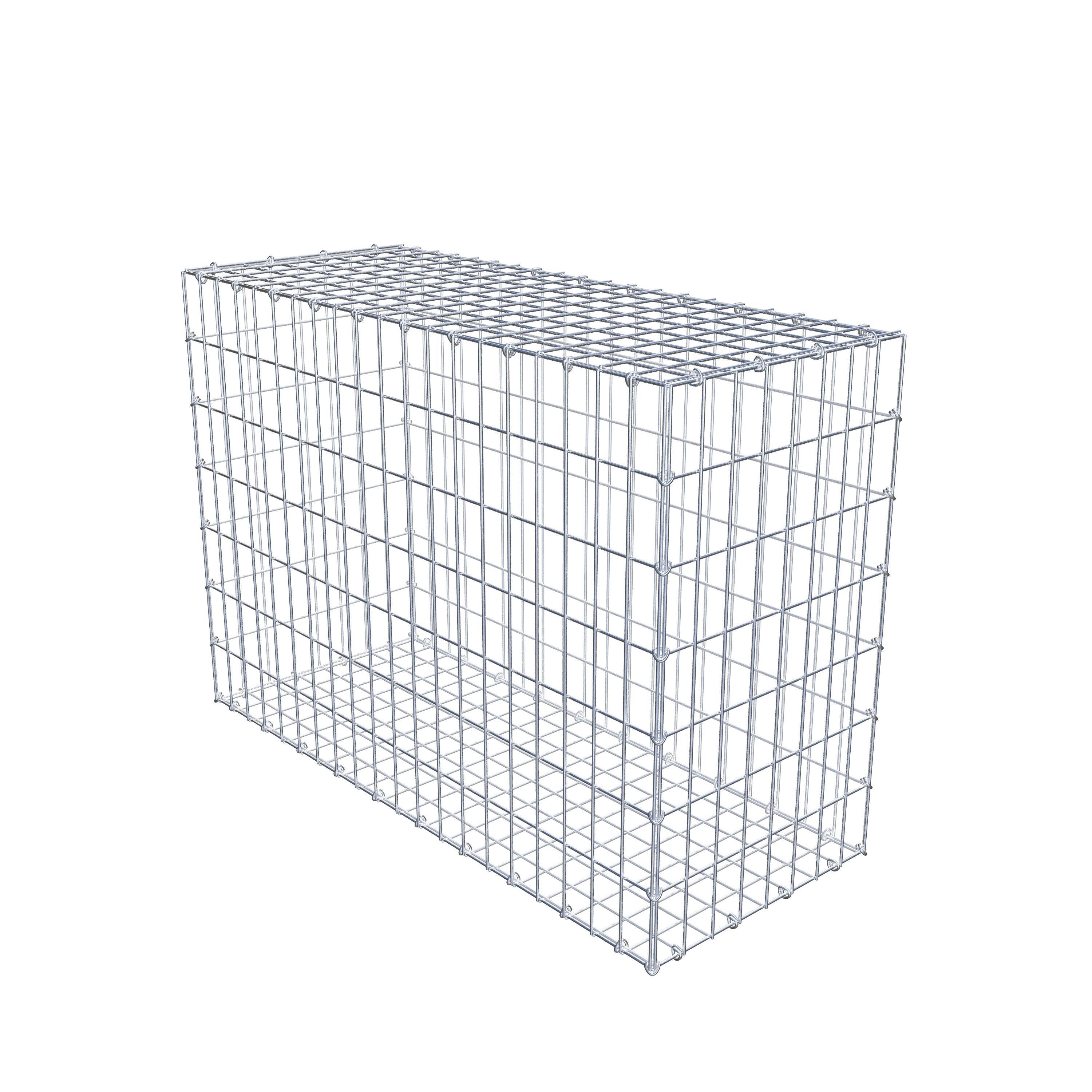 Schanskorf 100 cm x 70 cm x 40 cm (L x H x D), maaswijdte 5 cm x 10 cm, C-ring