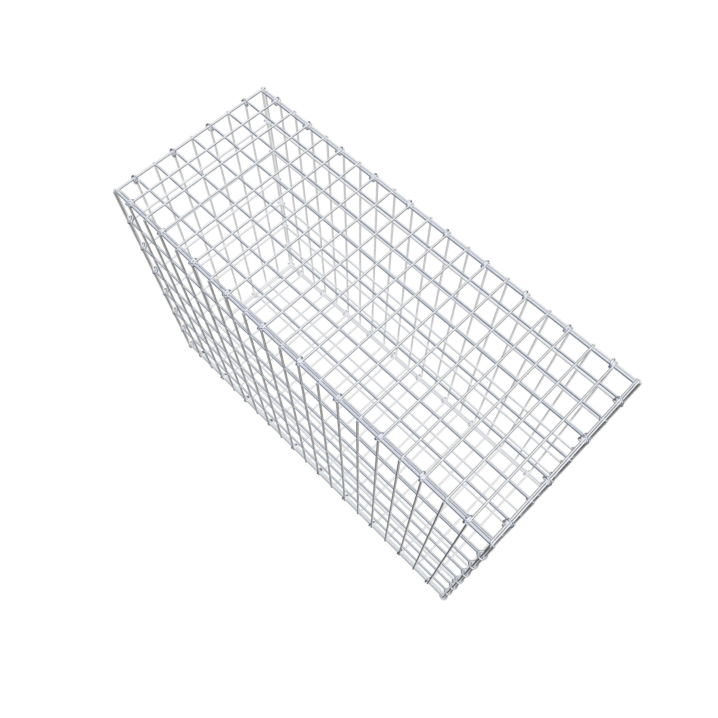 Schanskorf 100 cm x 70 cm x 40 cm (L x H x D), maaswijdte 5 cm x 10 cm, C-ring