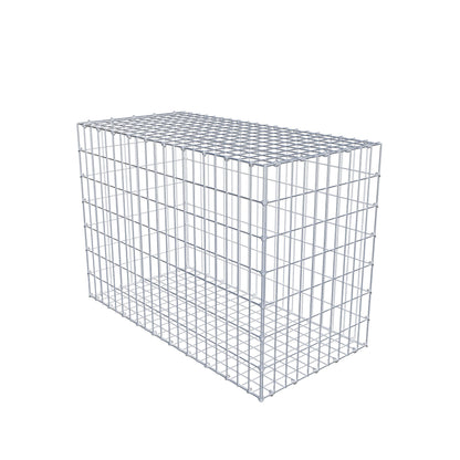 Gabion 100 cm x 70 cm x 50 cm (L x H x D), mesh size 5 cm x 10 cm, C-ring