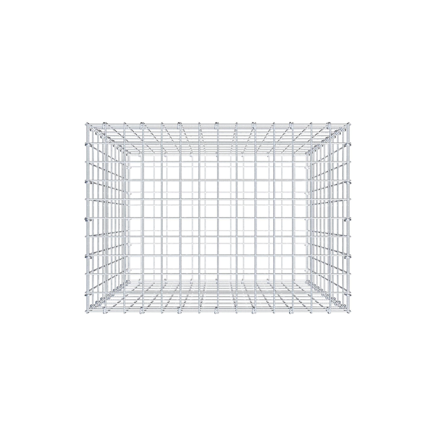 Gabion 100 cm x 70 cm x 50 cm (L x H x D), mesh size 5 cm x 10 cm, C-ring