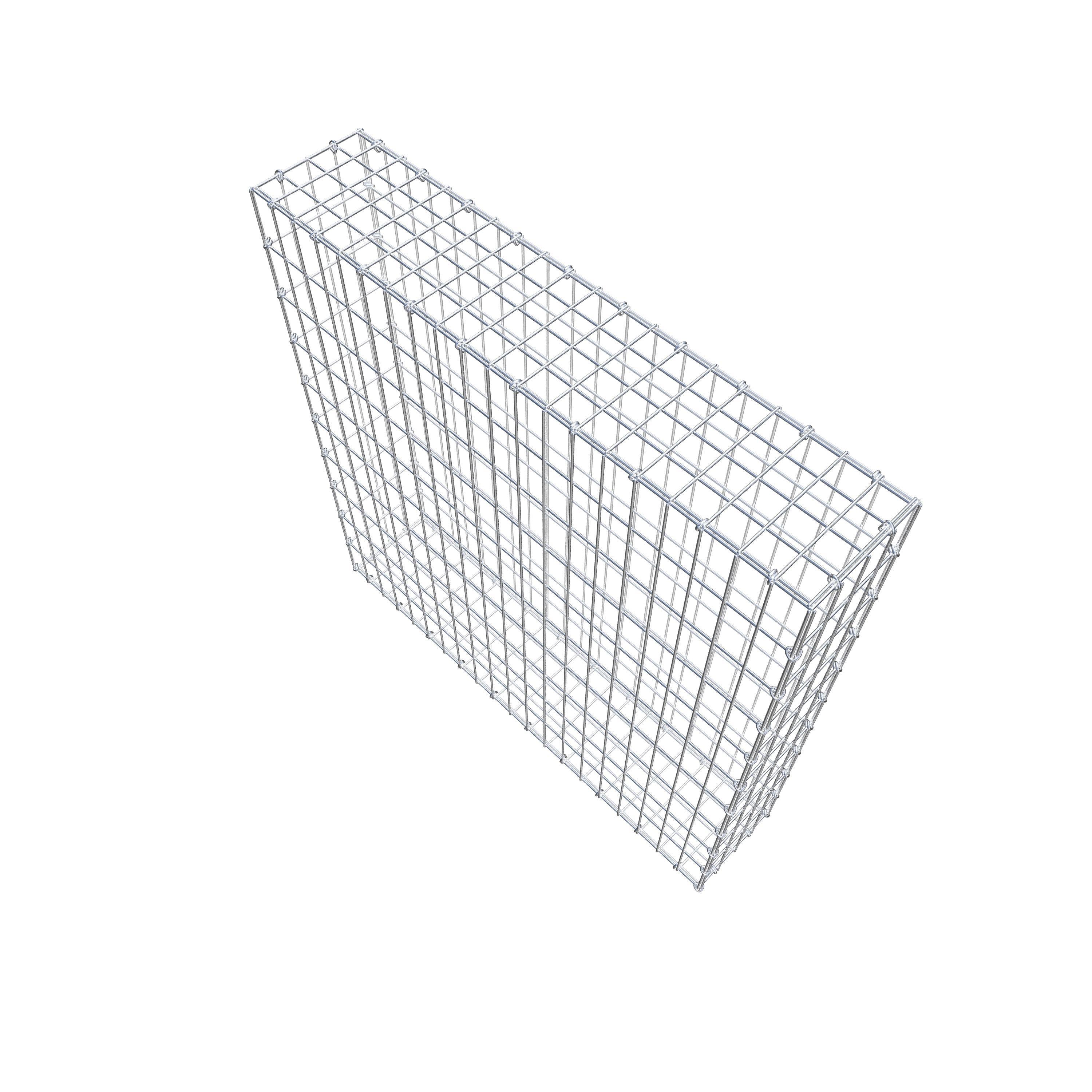 Schanskorf 100 cm x 100 cm x 20 cm (L x H x D), maaswijdte 5 cm x 10 cm, C-ring