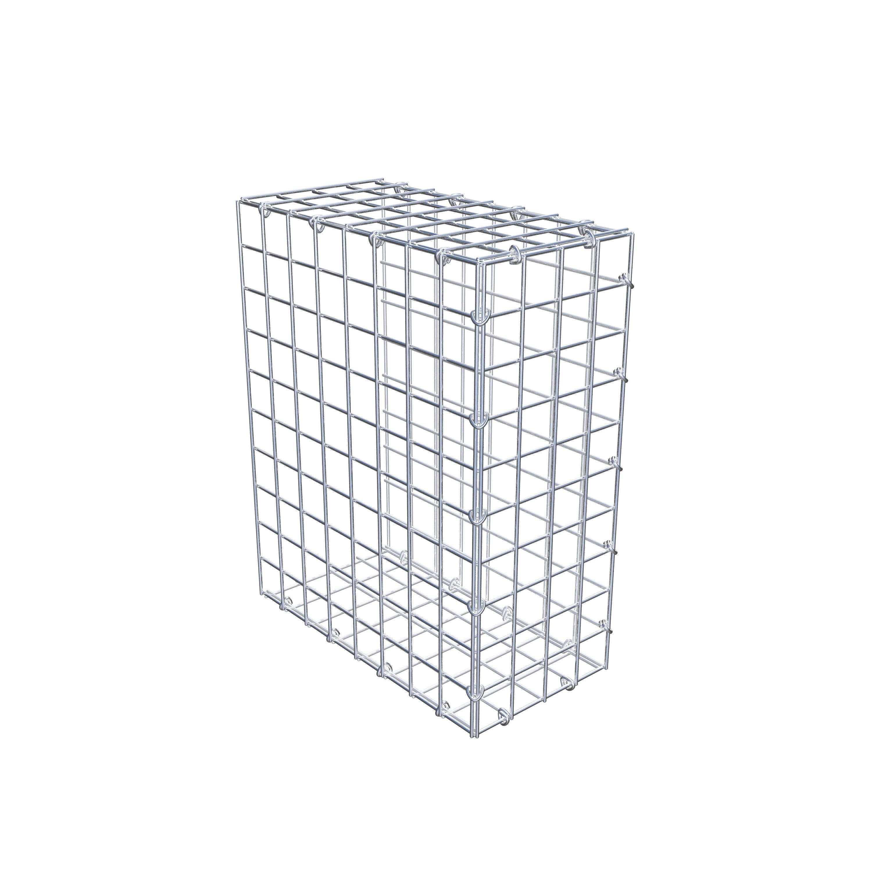 Schanskorf type 2 50 cm x 40 cm x 20 cm (L x H x D), maaswijdte 5 cm x 5 cm, C-ring