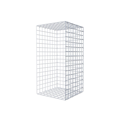 Mounted gabion type 2 80 cm x 40 cm x 40 cm (L x H x D), mesh size 5 cm x 5 cm, C-ring