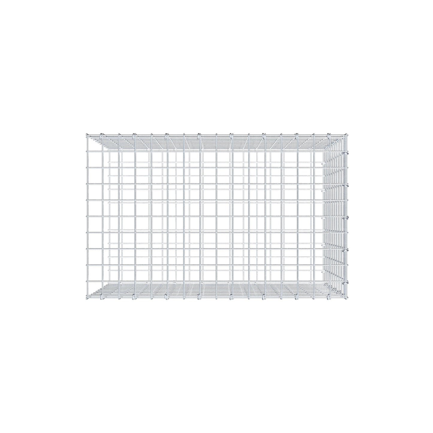 Pile aggiuntivo tipo 2 80 cm x 50 cm x 50 cm (L x H x P), maglia 5 cm x 5 cm, anello a C