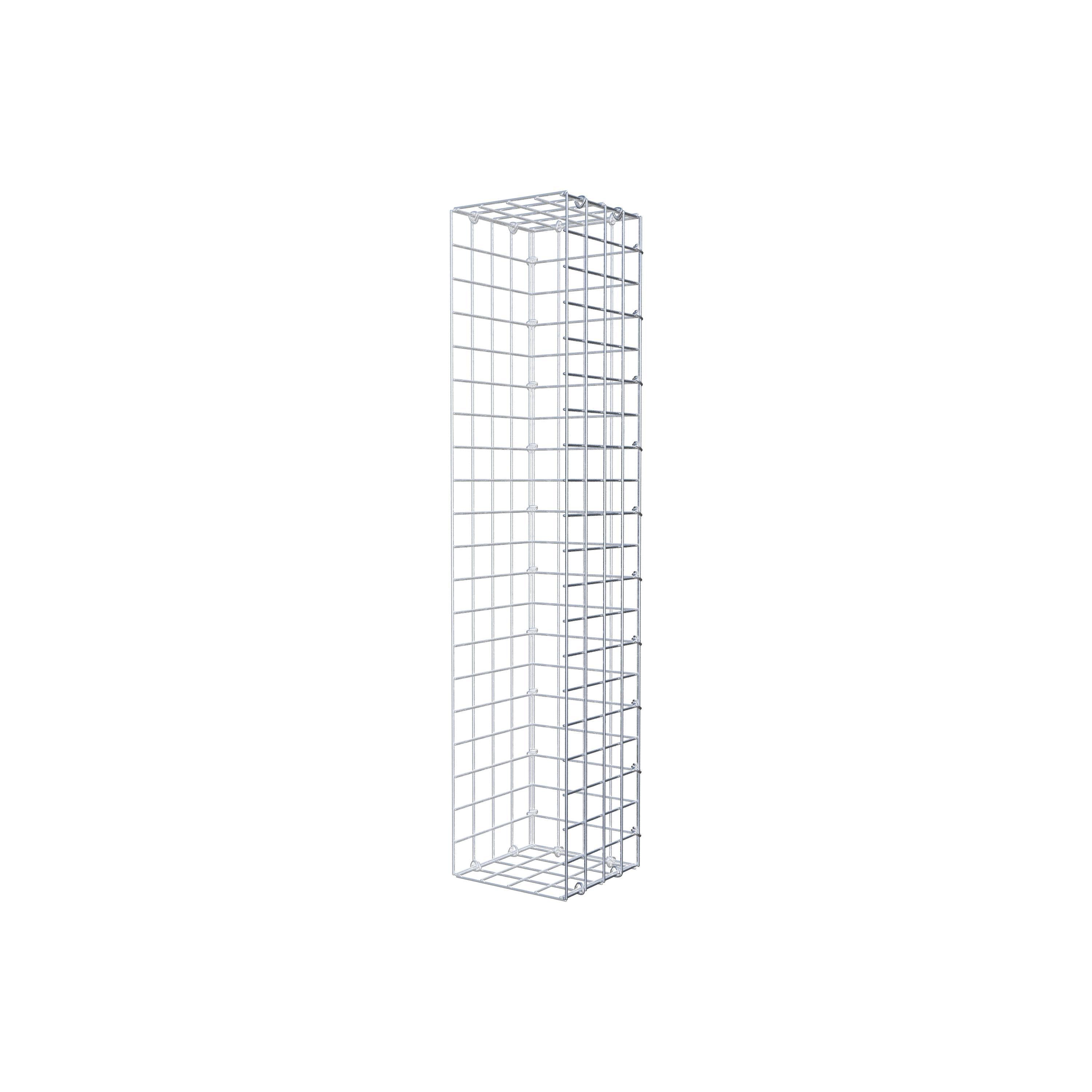 Schanskorf type 2 100 cm x 20 cm x 20 cm (L x H x D), maaswijdte 5 cm x 5 cm, C-ring