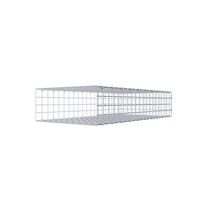 Anbaugabione Typ 2 100 cm x 20 cm x 50 cm (L x H x T), Maschenweite 5 cm x 5 cm, C-Ring