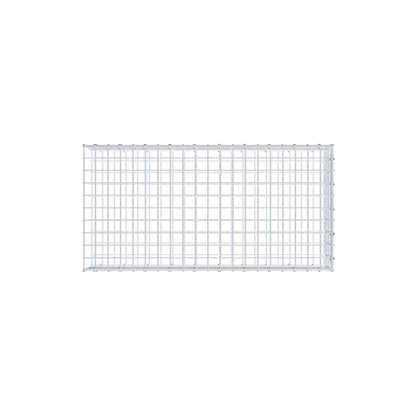 Anbaugabione Typ 2 100 cm x 20 cm x 50 cm (L x H x T), Maschenweite 5 cm x 5 cm, C-Ring