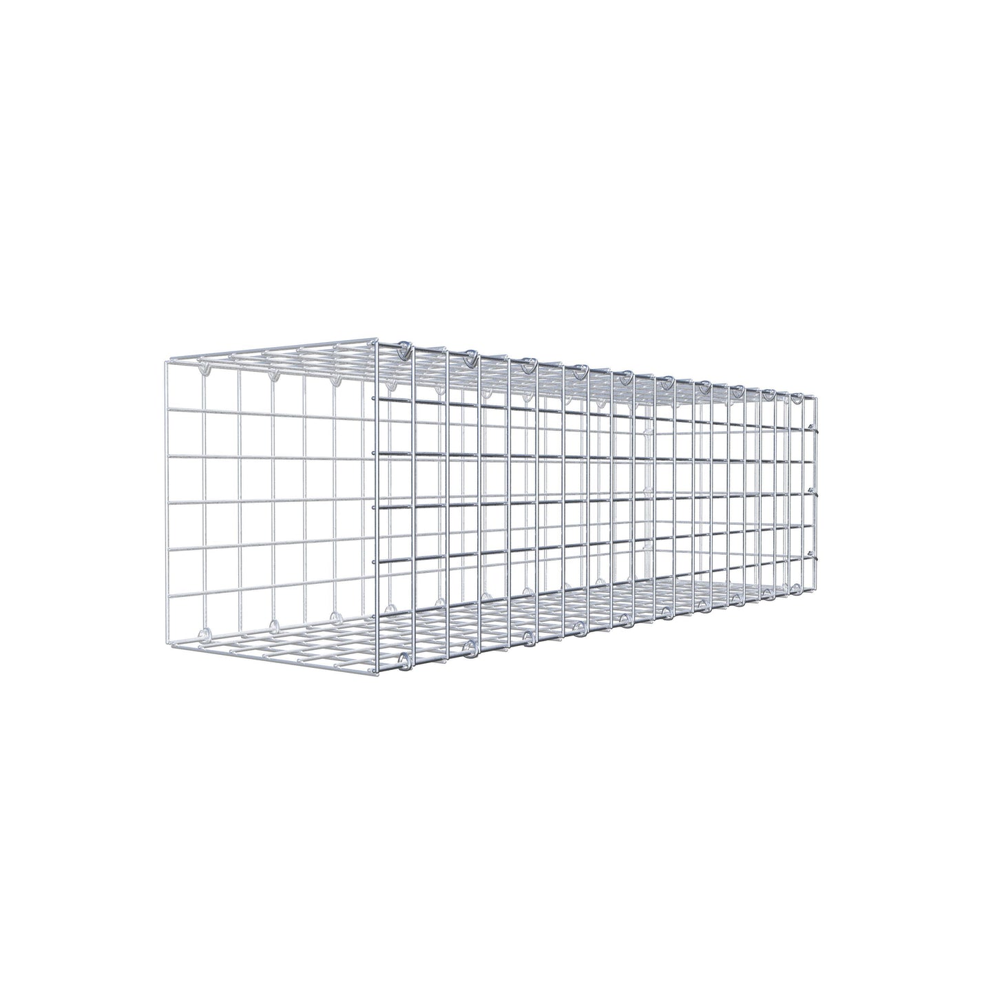 Gabbione aggiuntivo tipo 2 100 cm x 30 cm x 30 cm (L x A x P), maglia 5 cm x 5 cm, anello a C