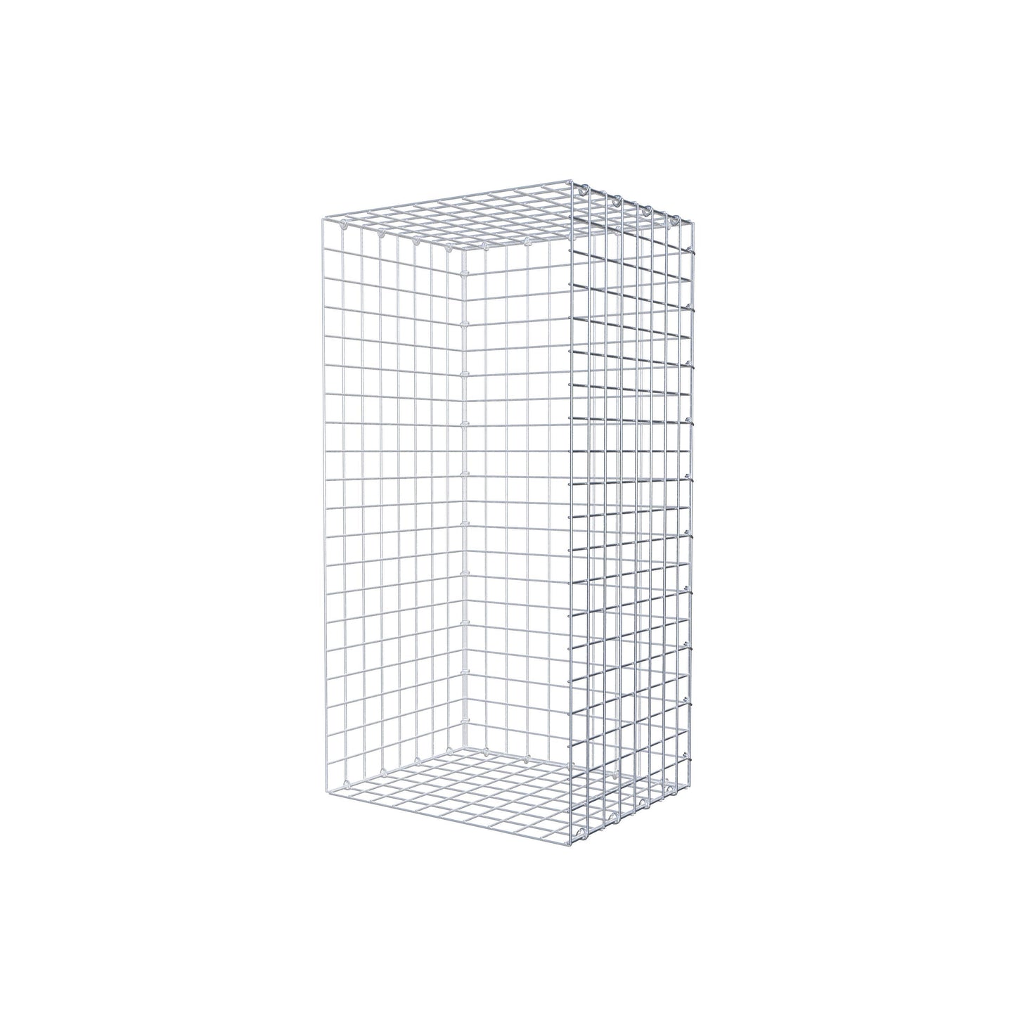 Anbaugabione Typ 2 100 cm x 40 cm x 50 cm (L x H x T), Maschenweite 5 cm x 5 cm, C-Ring