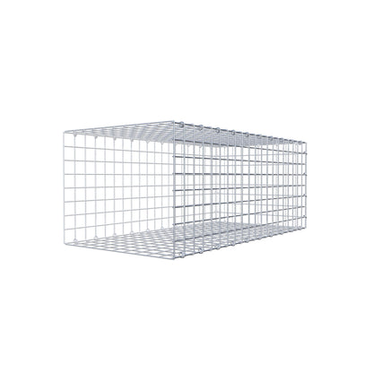 Anbaugabione Typ 2 100 cm x 40 cm x 50 cm (L x H x T), Maschenweite 5 cm x 5 cm, C-Ring