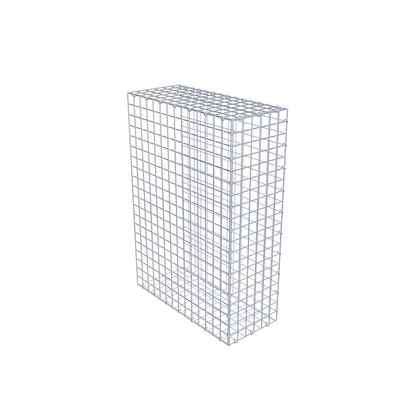 Mounted gabion type 2 100 cm x 70 cm x 30 cm (L x H x D), mesh size 5 cm x 5 cm, C-ring