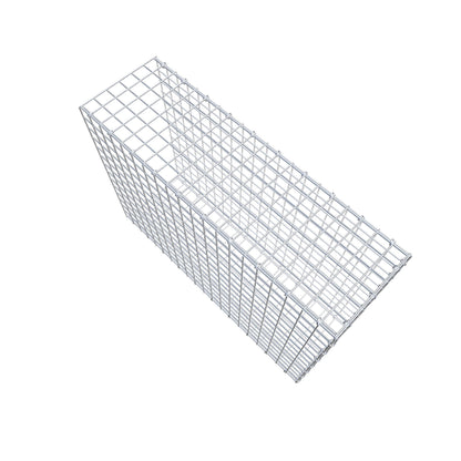 Mounted gabion type 2 100 cm x 70 cm x 30 cm (L x H x D), mesh size 5 cm x 5 cm, C-ring
