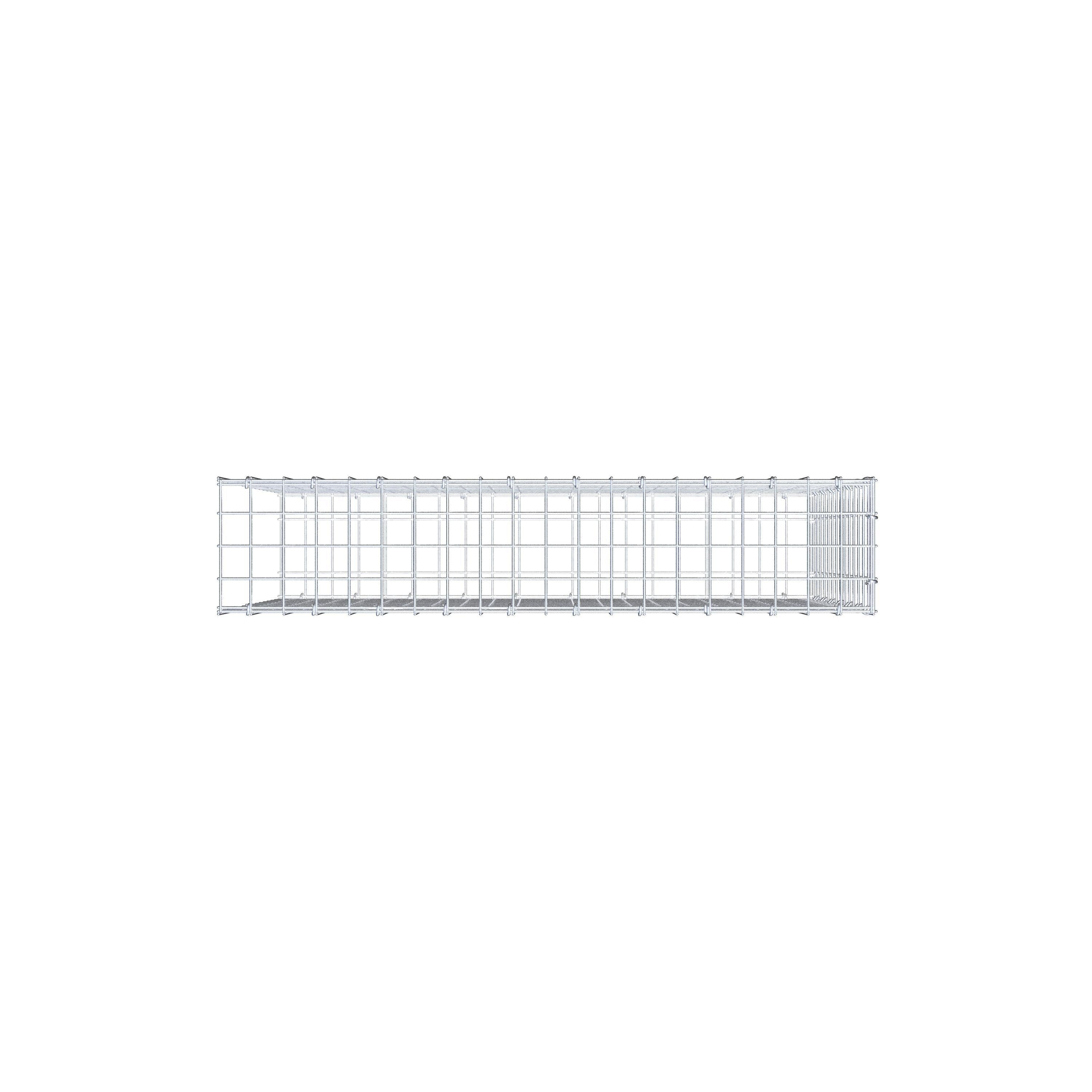 Schanskorf type 2 100 cm x 70 cm x 20 cm (L x H x D), maaswijdte 5 cm x 5 cm, C-ring