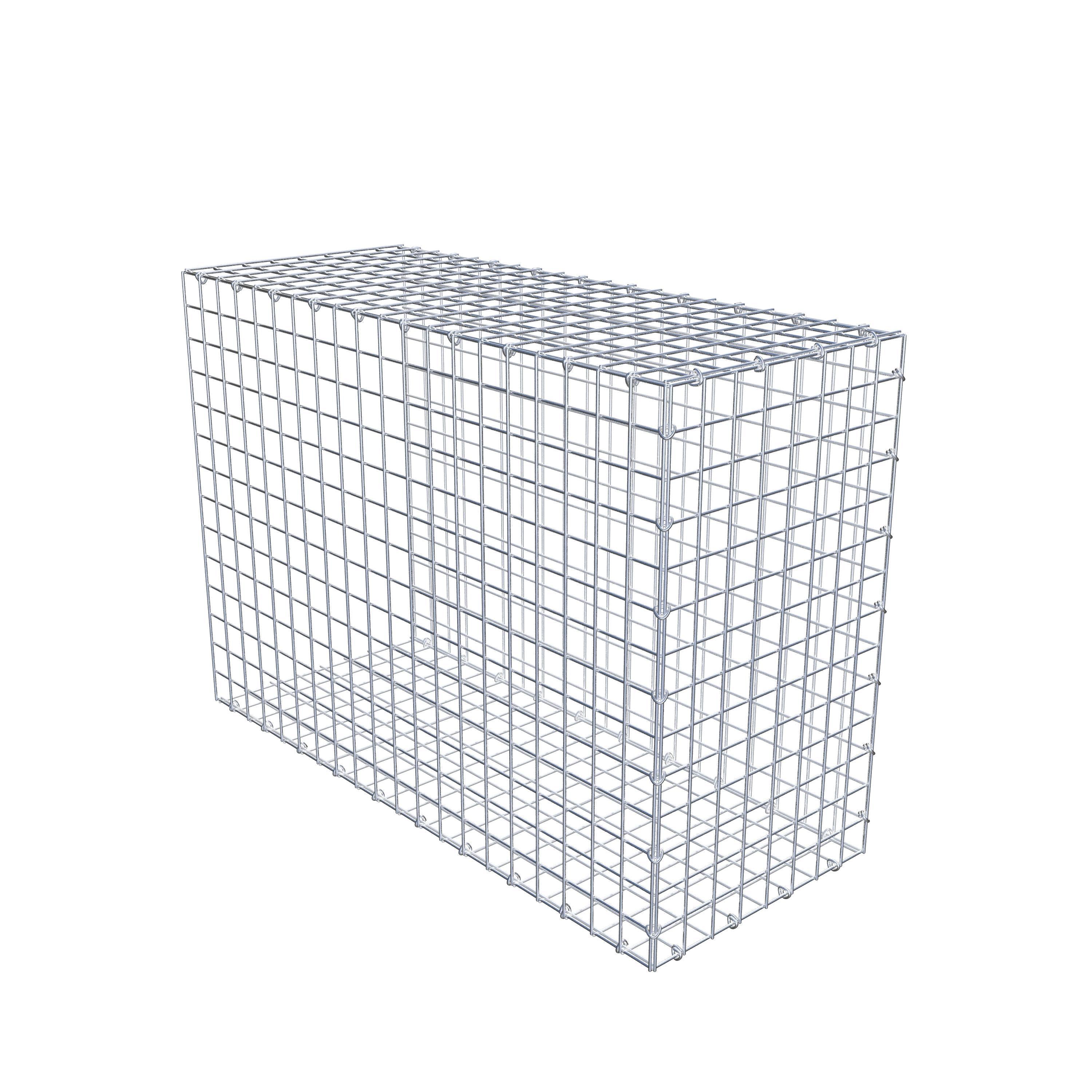 Mounted gabion type 2 100 cm x 70 cm x 40 cm (L x H x D), mesh size 5 cm x 5 cm, C-ring