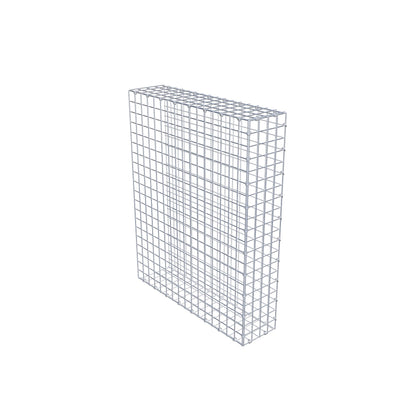 Mounted gabion type 2 100 cm x 80 cm x 20 cm (L x H x D), mesh size 5 cm x 5 cm, C-ring