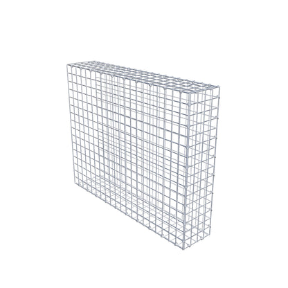 Mounted gabion type 2 100 cm x 80 cm x 20 cm (L x H x D), mesh size 5 cm x 5 cm, C-ring