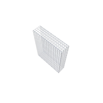 Mounted gabion type 2 100 cm x 80 cm x 20 cm (L x H x D), mesh size 5 cm x 5 cm, C-ring