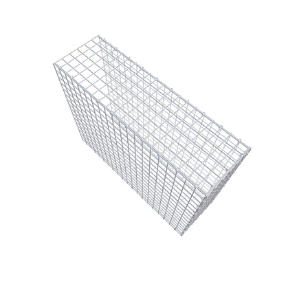 Mounted gabion type 2 100 cm x 80 cm x 30 cm (L x H x D), mesh size 5 cm x 5 cm, C-ring