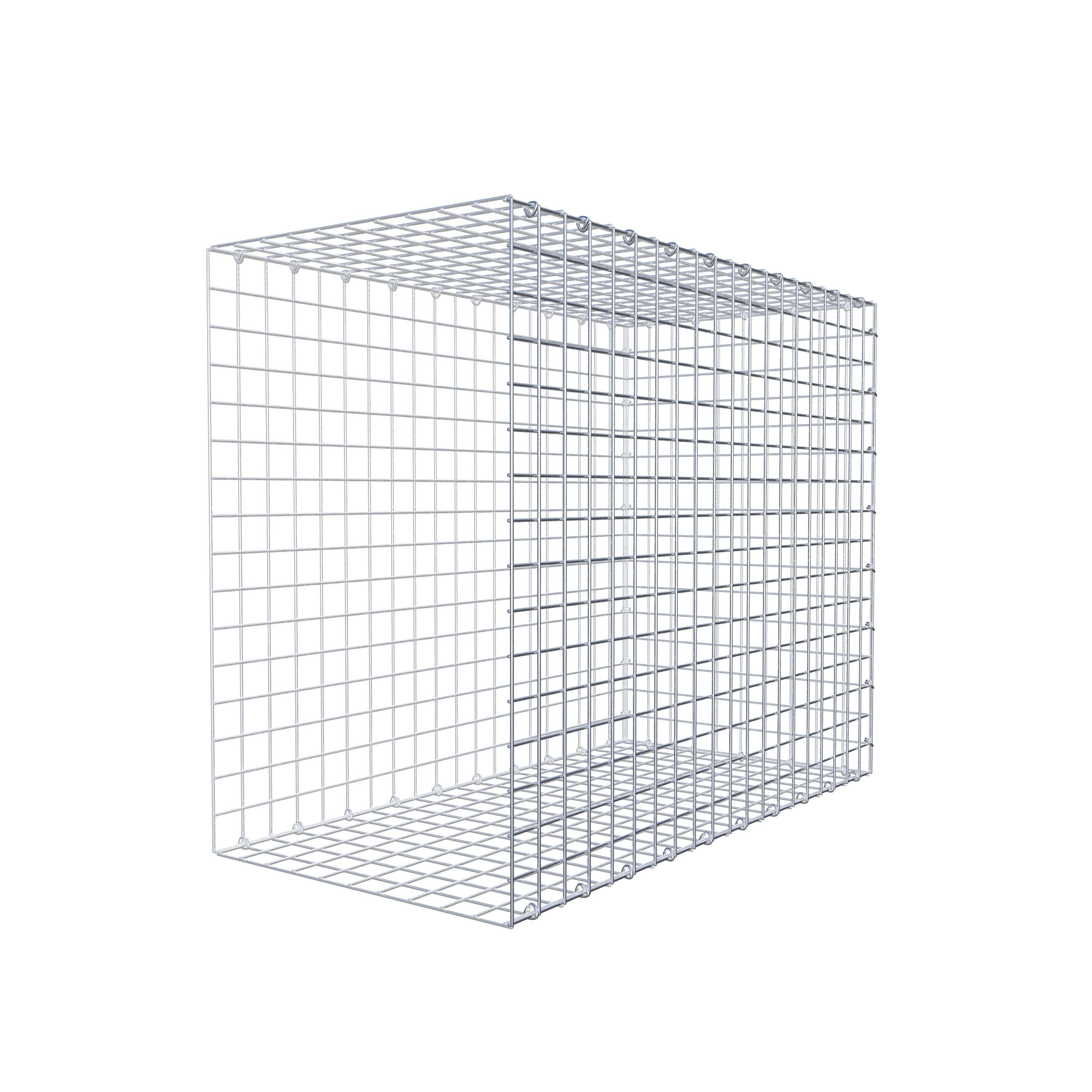 Schanskorf type 2 100 cm x 80 cm x 50 cm (L x H x D), maaswijdte 5 cm x 5 cm, C-ring