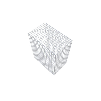 Gabião Tipo 2 100 cm x 80 cm x 50 cm (C x A x P), malhagem 5 cm x 5 cm, anel C