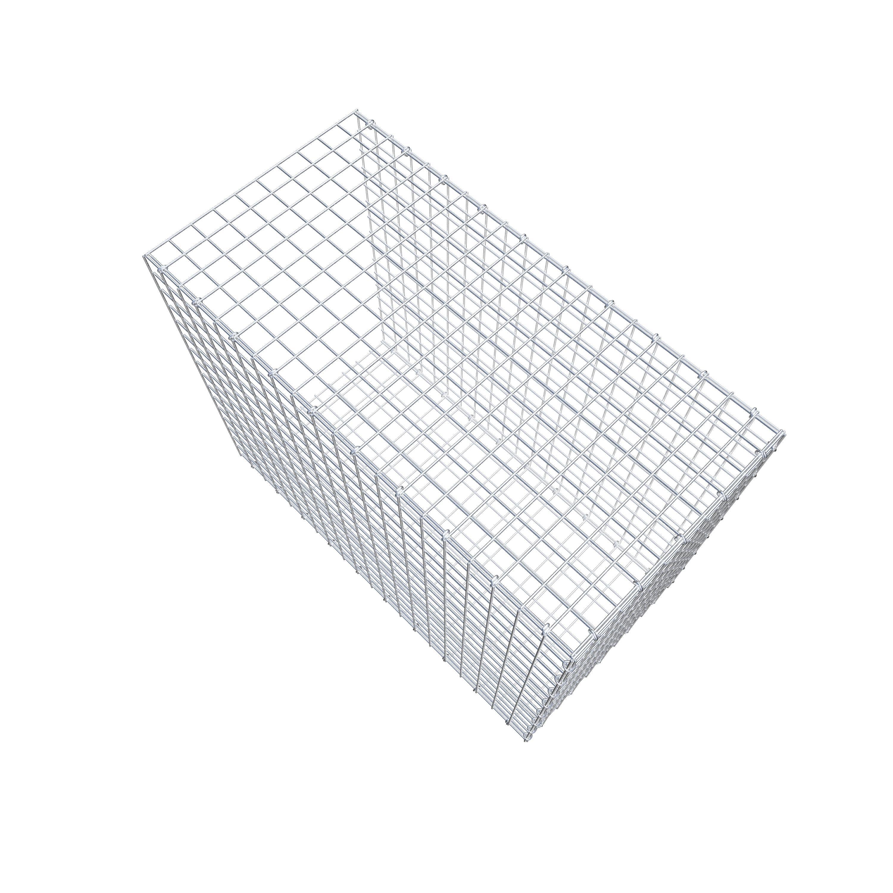 Schanskorf type 2 100 cm x 80 cm x 50 cm (L x H x D), maaswijdte 5 cm x 5 cm, C-ring