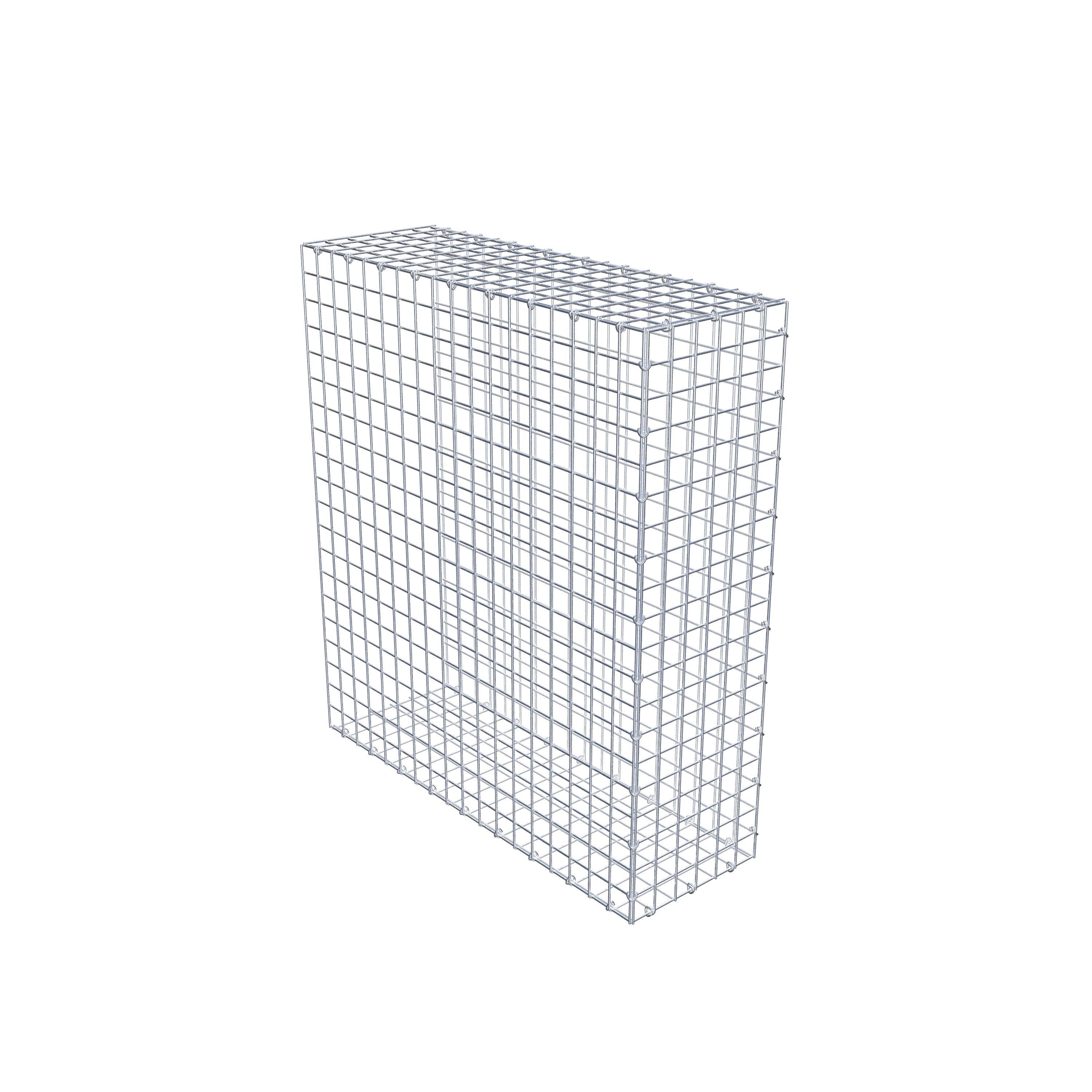 Mounted gabion type 2 100 cm x 90 cm x 30 cm (L x H x D), mesh size 5 cm x 5 cm, C-ring